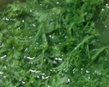 わさび菜と蒸し鶏の洋風ゴマ和え作り方1写真