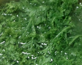 わさび菜と蒸し鶏の洋風ゴマ和え作り方1写真
