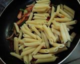 お手軽ランチ！マカロニでナポリタン♪作り方4写真