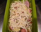 ｾﾌﾞﾝｳｲﾝﾅｰとｷｬﾍﾞﾂのﾚﾝﾁﾝ作り方1写真