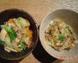スライスニンニクのおかげ？あり合わせ中華丼作り方7写真