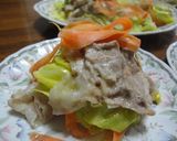 簡単☆豚肉と春キャベツのレンジ蒸し作り方5写真