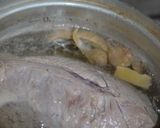 ゆで豚・水菜のしゃきしゃきサラダ作り方1写真