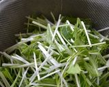 ゆで豚・水菜のしゃきしゃきサラダ作り方4写真