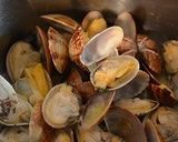 焼菜の花とあさりの洋風和え物作り方6写真