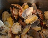焼菜の花とあさりの洋風和え物作り方6写真