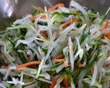 ゆで豚・水菜のしゃきしゃきサラダ作り方5写真
