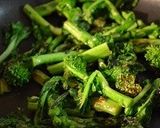焼菜の花とあさりの洋風和え物作り方4写真