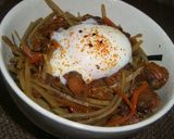 残ったきんぴらで！簡単きんぴら丼作り方3写真