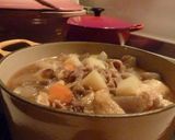 塩麹deほっこり牛肉の煮物☆ルクルーゼ作り方3写真