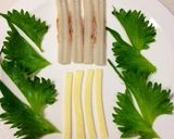春巻きの皮でチーチクスティック作り方1写真