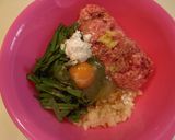 簡単♪激ウマ♪うどんギョーザ作り方1写真