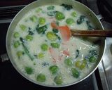 菜の花と芽キャベツの春色スープ作り方6写真