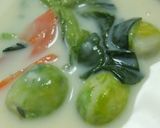 菜の花と芽キャベツの春色スープ作り方7写真