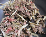 塩麹de新牛蒡と牛肉の炊き込みご飯作り方5写真