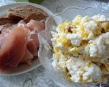 薩摩芋とカッテージ☆生ハムオープンサンド作り方4写真