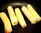春巻きの皮でパリパリなウインナーポテト作り方4写真