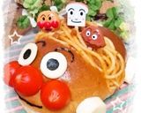 ロールパンdeアンパンマン号＊キャラぱん作り方4写真