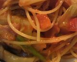 季節野菜のトマトソーススパゲティ作り方4写真