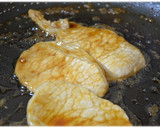 お弁当に♪コク旨豚の黒酢バター焼き☆作り方2写真