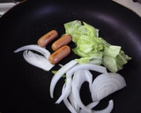 春キャベツと新たまねぎの卵炒め作り方1写真