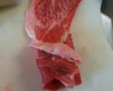 牛肉の豆腐巻き♪サイコロステーキもどき作り方4写真