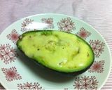 アボカドの♪梅チーズ焼き作り方3写真