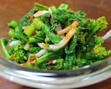 菜の花とイカのコチュジャン和え✾韓国風作り方7写真