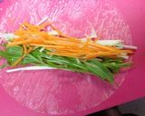 ちょっとの野菜とお肉で生春巻き作り方5写真