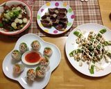 ちょっとの野菜とお肉で生春巻き作り方8写真