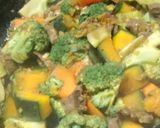 緑黄色野菜と豚ハツのバゴオン風味作り方6写真