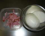 圧力鍋で！新玉ねぎの簡単スープ♪作り方1写真
