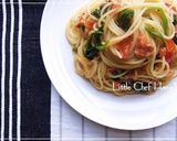 ほうれん草とツナのガーリックパスタ作り方5写真