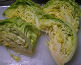 焼くだけ♪焼きキャベツのショウガ醤油がけ作り方1写真