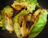 焼くだけ♪焼きキャベツのショウガ醤油がけ作り方3写真