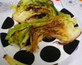 焼くだけ♪焼きキャベツのショウガ醤油がけ作り方4写真