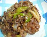 簡単♪計量も大さじのみ★味噌豚丼作り方4写真