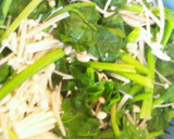ほうれん草とえのきのバター炒め作り方7写真