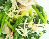 ほうれん草とえのきのバター炒め作り方10写真