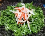 お手軽*わさび菜かにかまサラダ♪作り方8写真