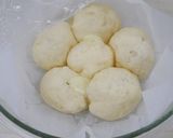 レンジで簡単！米粉と甘酒の丸パンレシピ☘作り方6写真