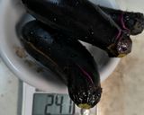 皮も食べよう　焼きなす作り方1写真