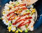 ケチャップごはん　ヴィーガン作り方2写真