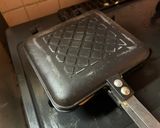 断面映え！具だくさんWチーズホットサンド作り方6写真