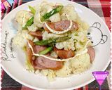 カリフラワーとソーセージのマスタード炒め作り方11写真