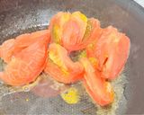 子供大好き！トマトと卵と豆腐炒め作り方3写真
