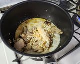 男子飯！炭火焼きチキンの豆乳チーズクリームパスタ作り方5写真