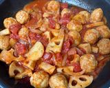肉だんごとお野菜のトマト煮作り方4写真