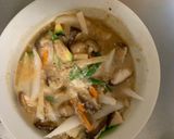 お一人様レンジ洋風ウスター梅照味豚平焼風作り方17写真