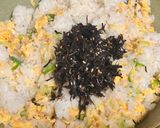 特製ひじきふりかけを使って♡ひじき炒飯作り方2写真